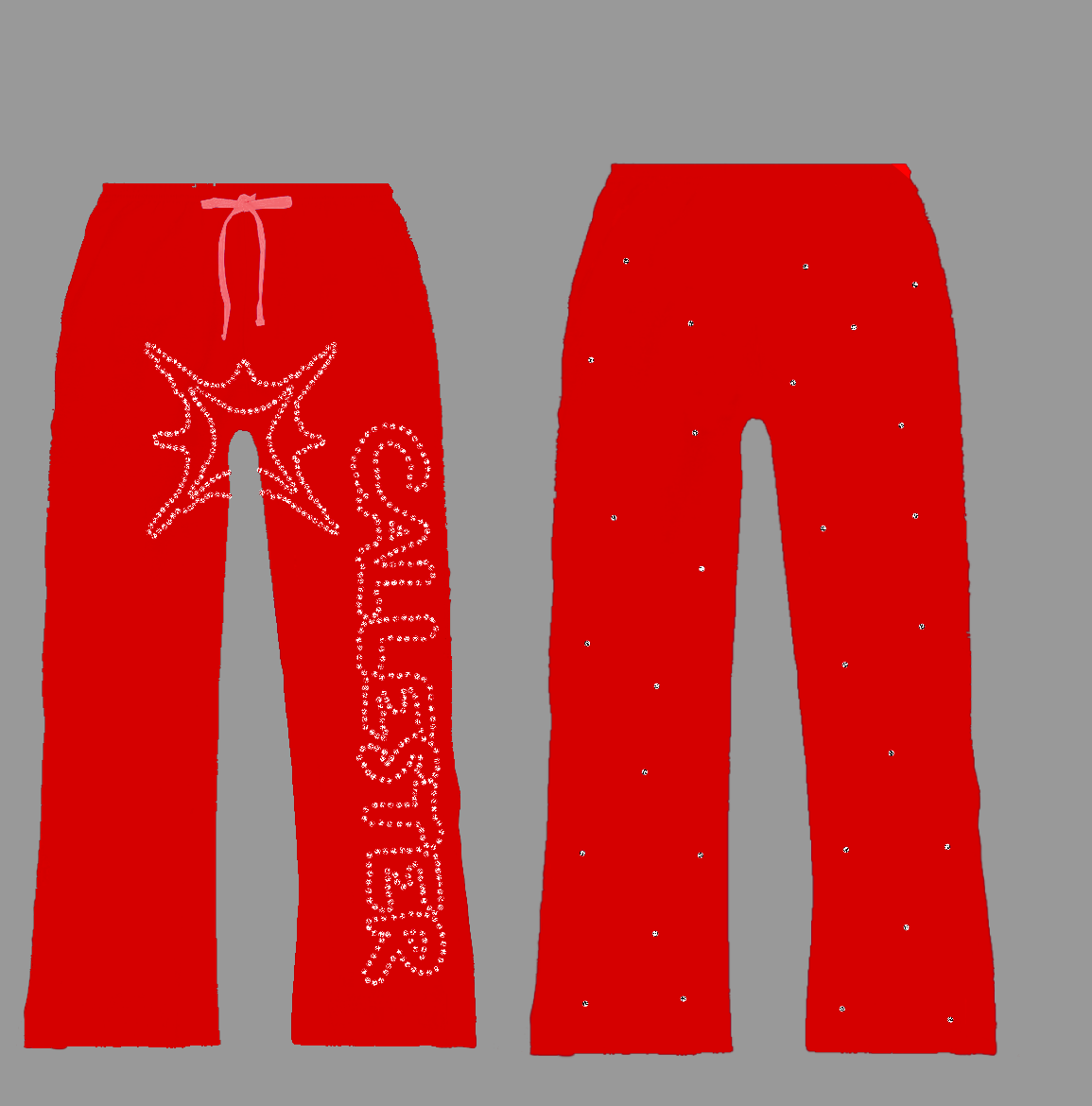 Rhinestone sweatpants