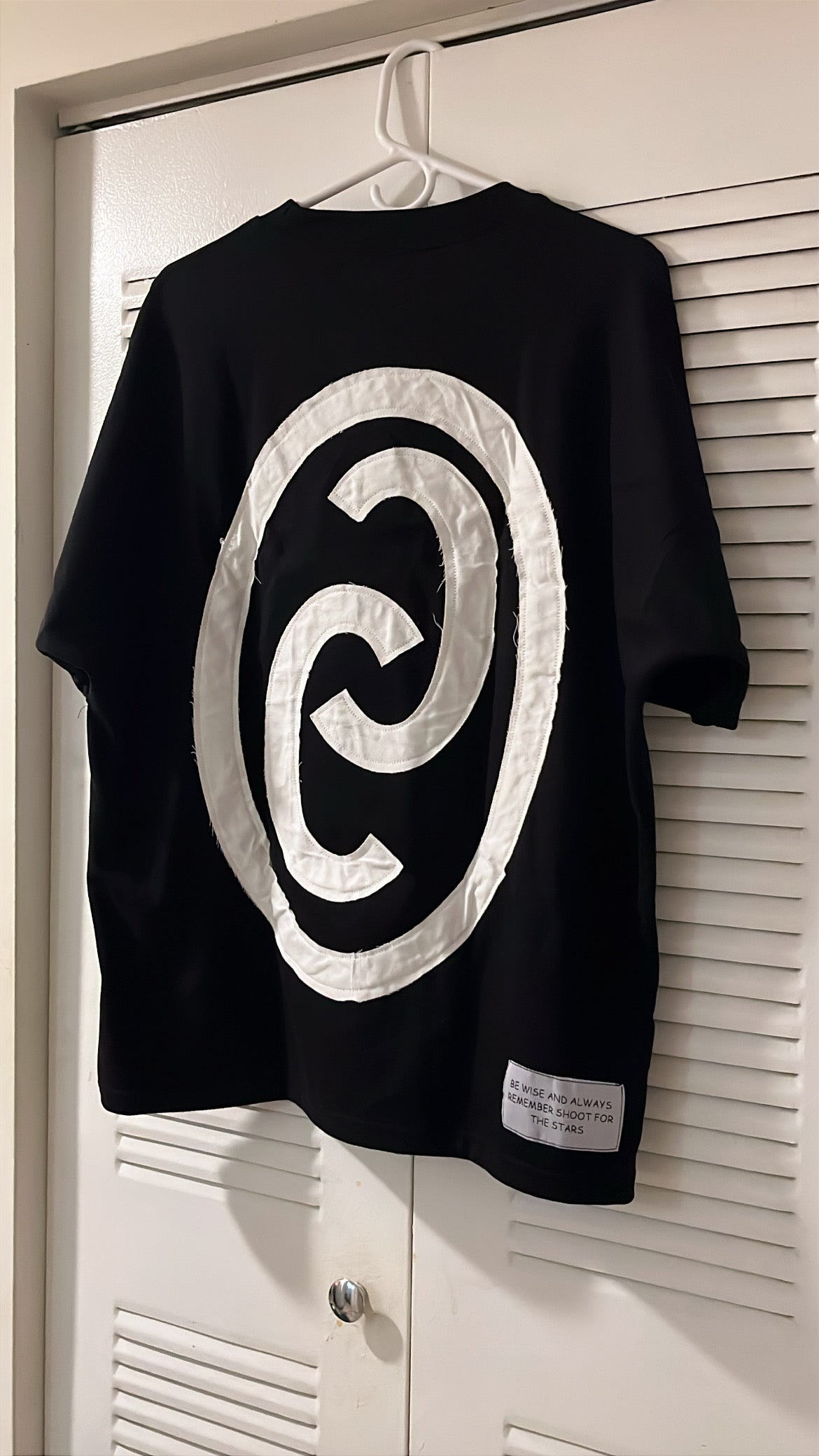 White Star Black Tee