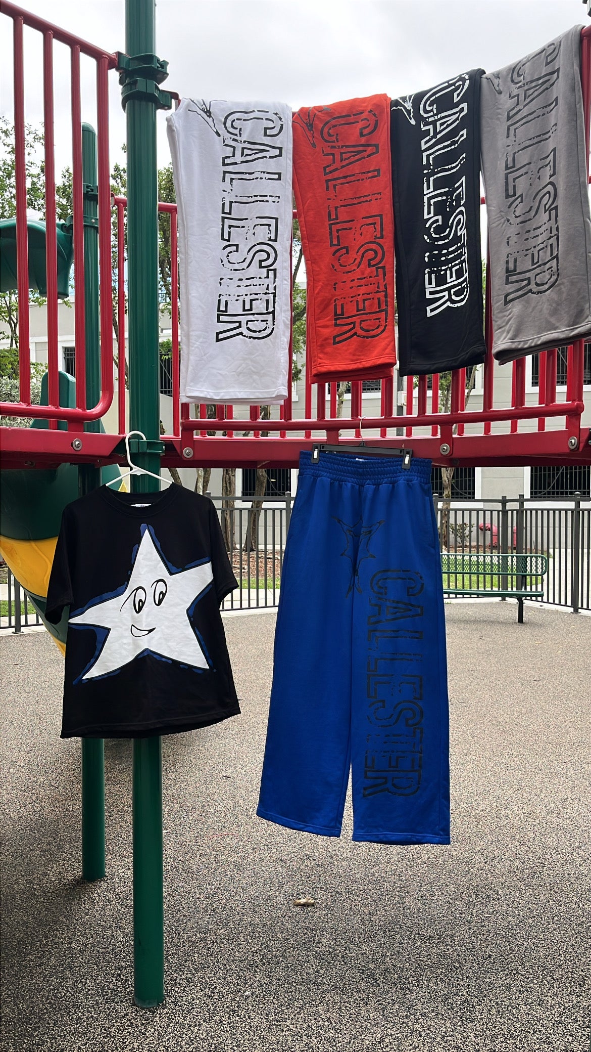 Blue Star Black Tee