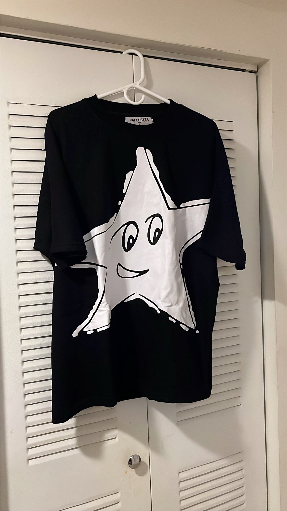 White Star Black Tee