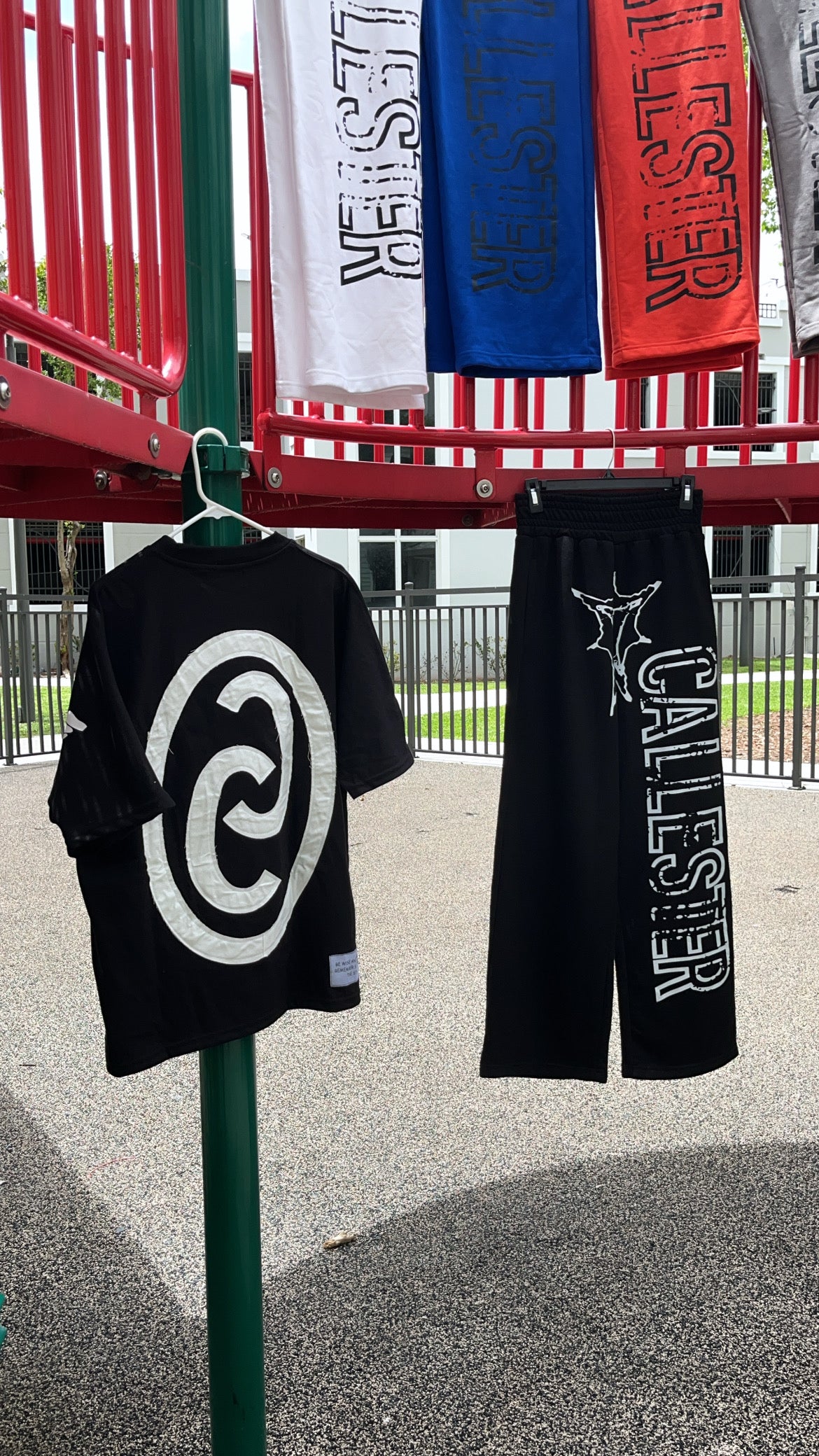 White Star Black Tee