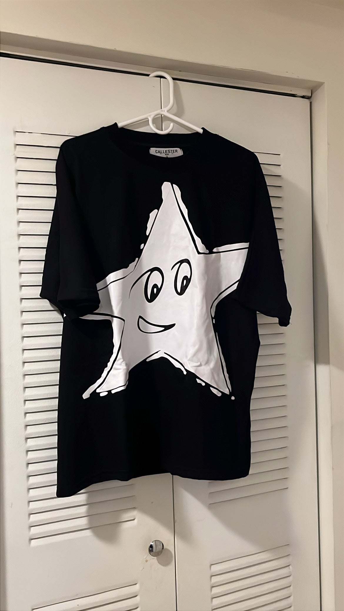 White Star Black Tee