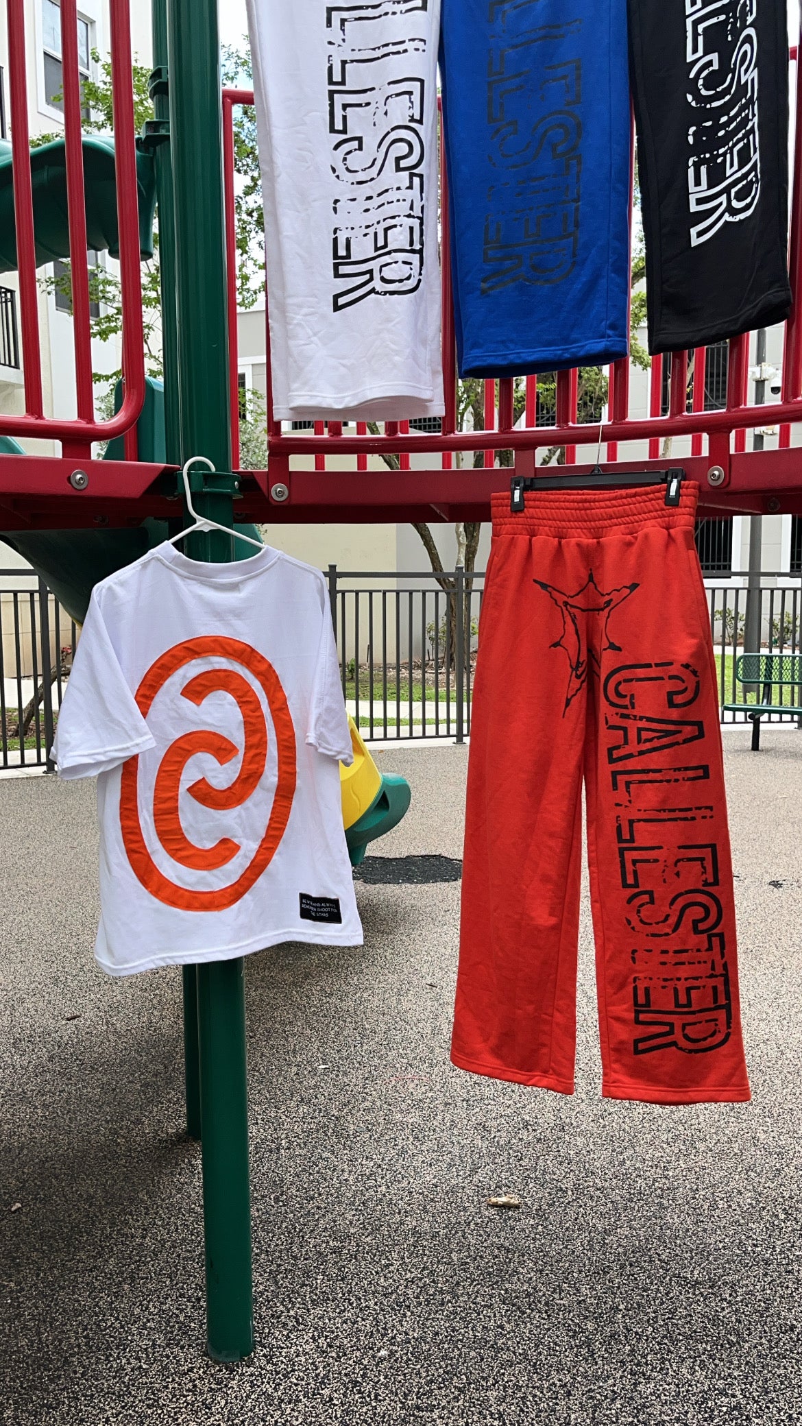 Orange Star White Tee
