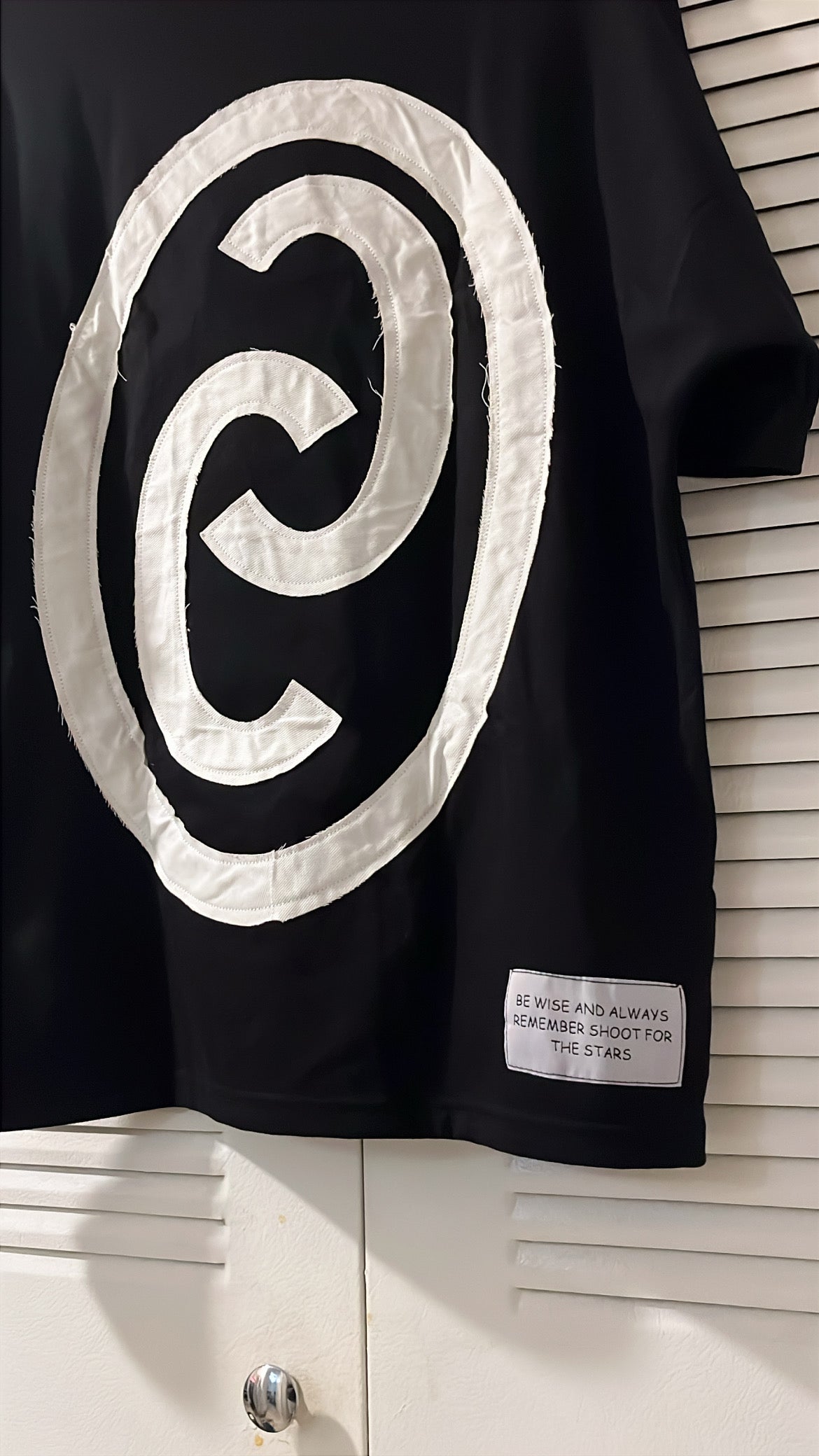 White Star Black Tee