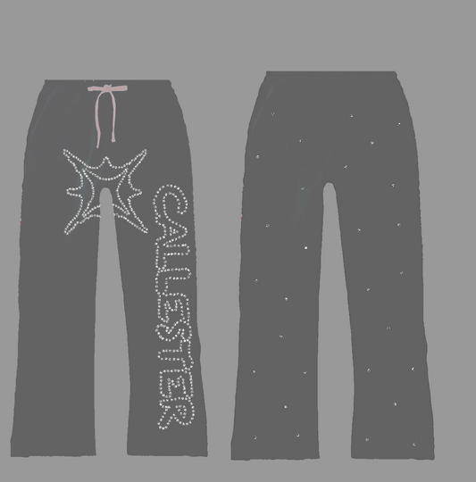 Rhinestone sweatpants