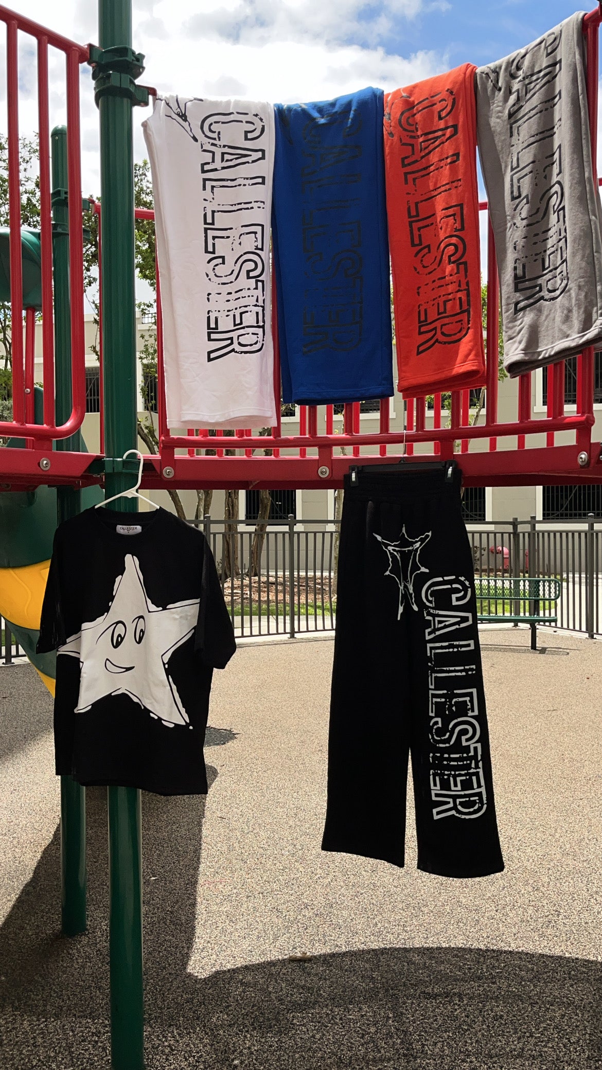 White Star Black Tee