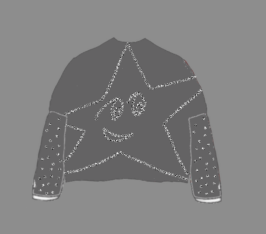 Rhinestone STAR 2-in-1 Shirt